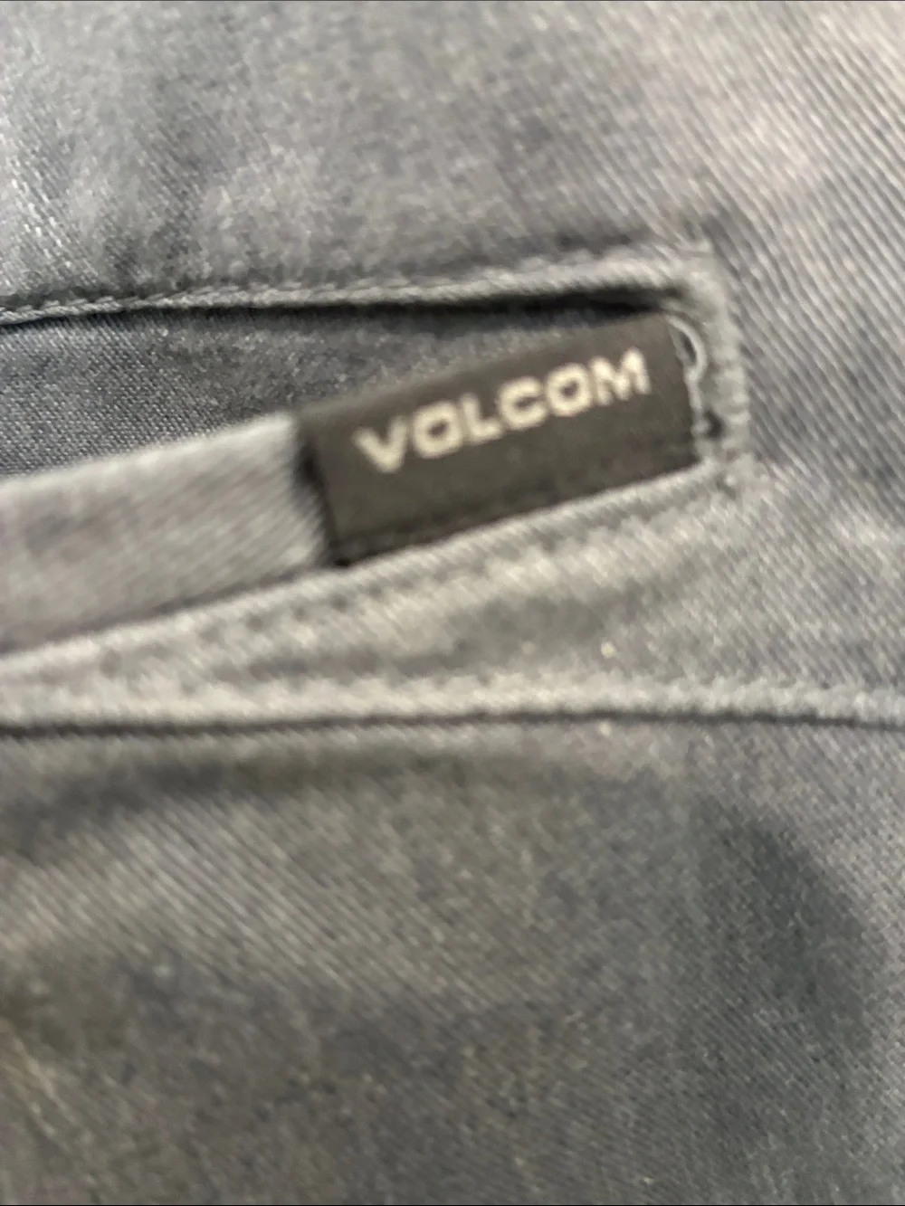 Volcom Men's Light Gray Flat Front Shorts